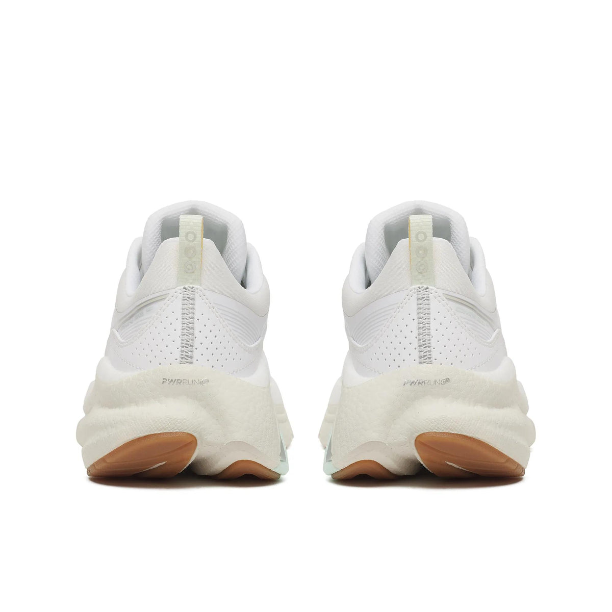 Saucony Women's Omni ST 23 104 White/Onyx heel