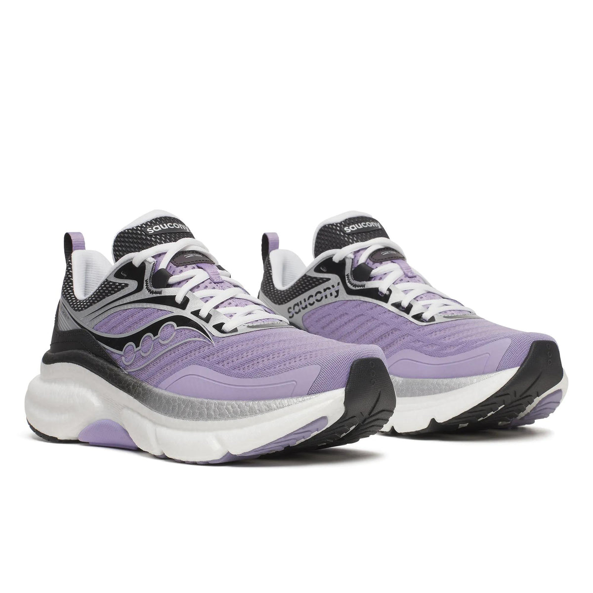 Saucony Women's Omni ST 23 145 Haze/Black pair angle