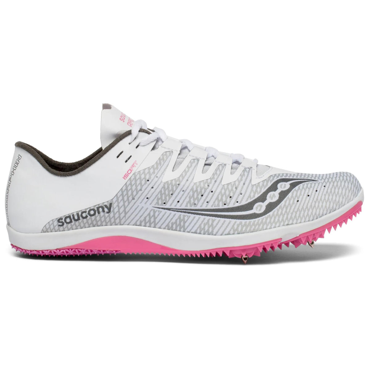Saucony Women's Endorphin 2 4 Pink/White lateral