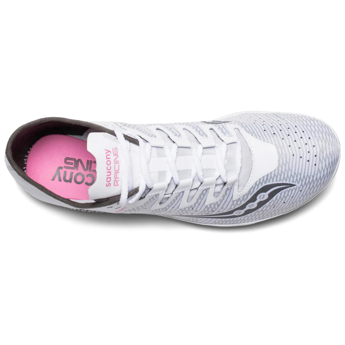 Saucony Women's Endorphin 2 4 Pink/White medial