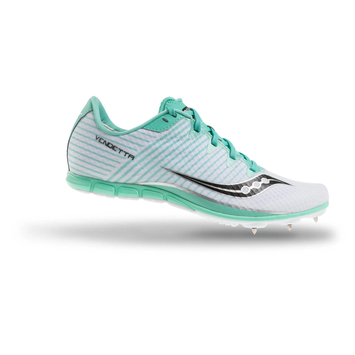 Saucony Women's Vendetta 2 05 White/Teal lateral