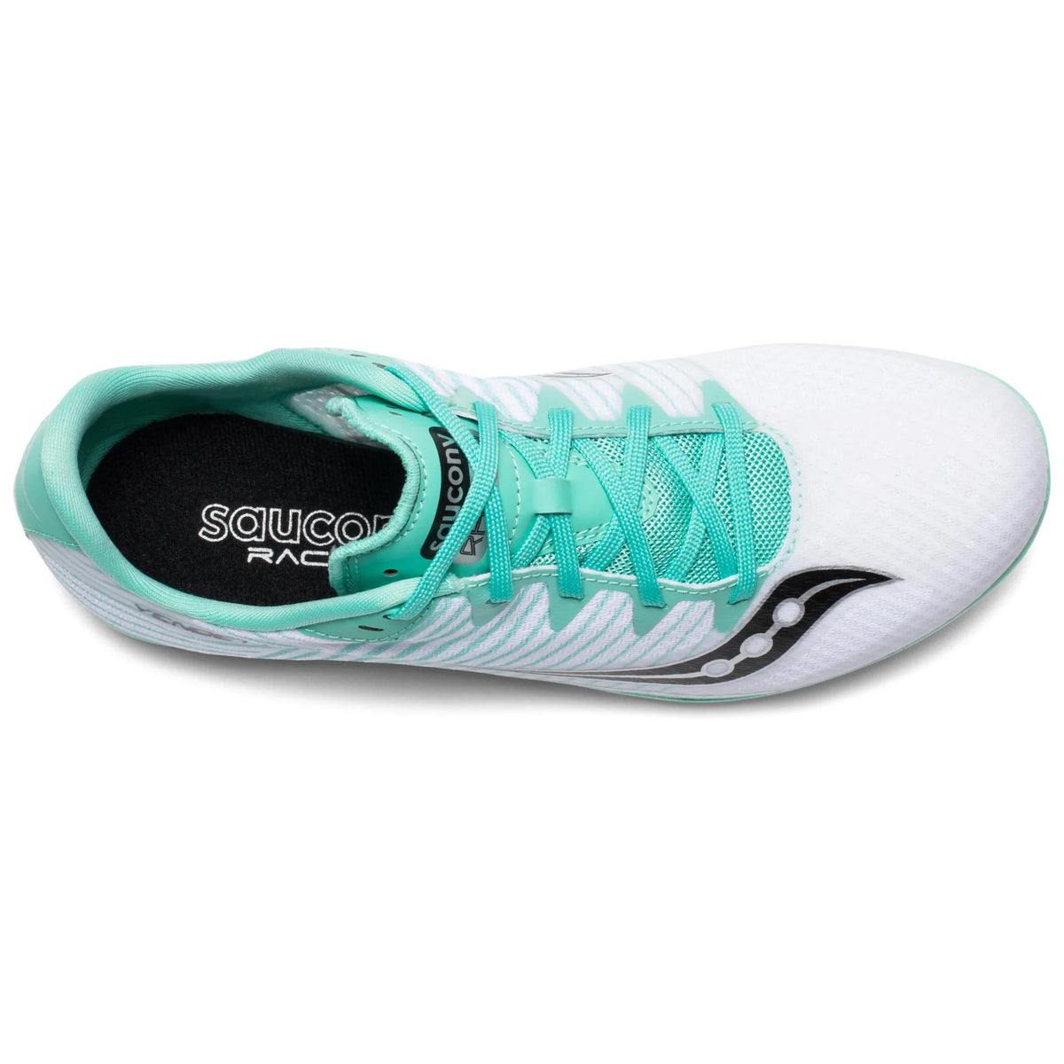 Saucony Women's Vendetta 2 05 White/Teal medial