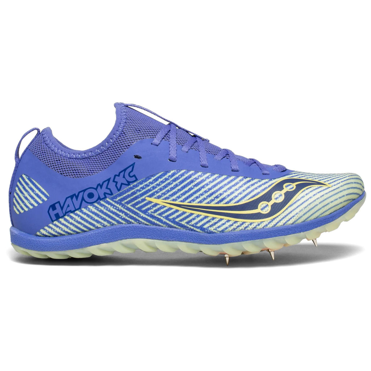 Saucony Women's Havok XC 2 2 Blue/Grey lateral