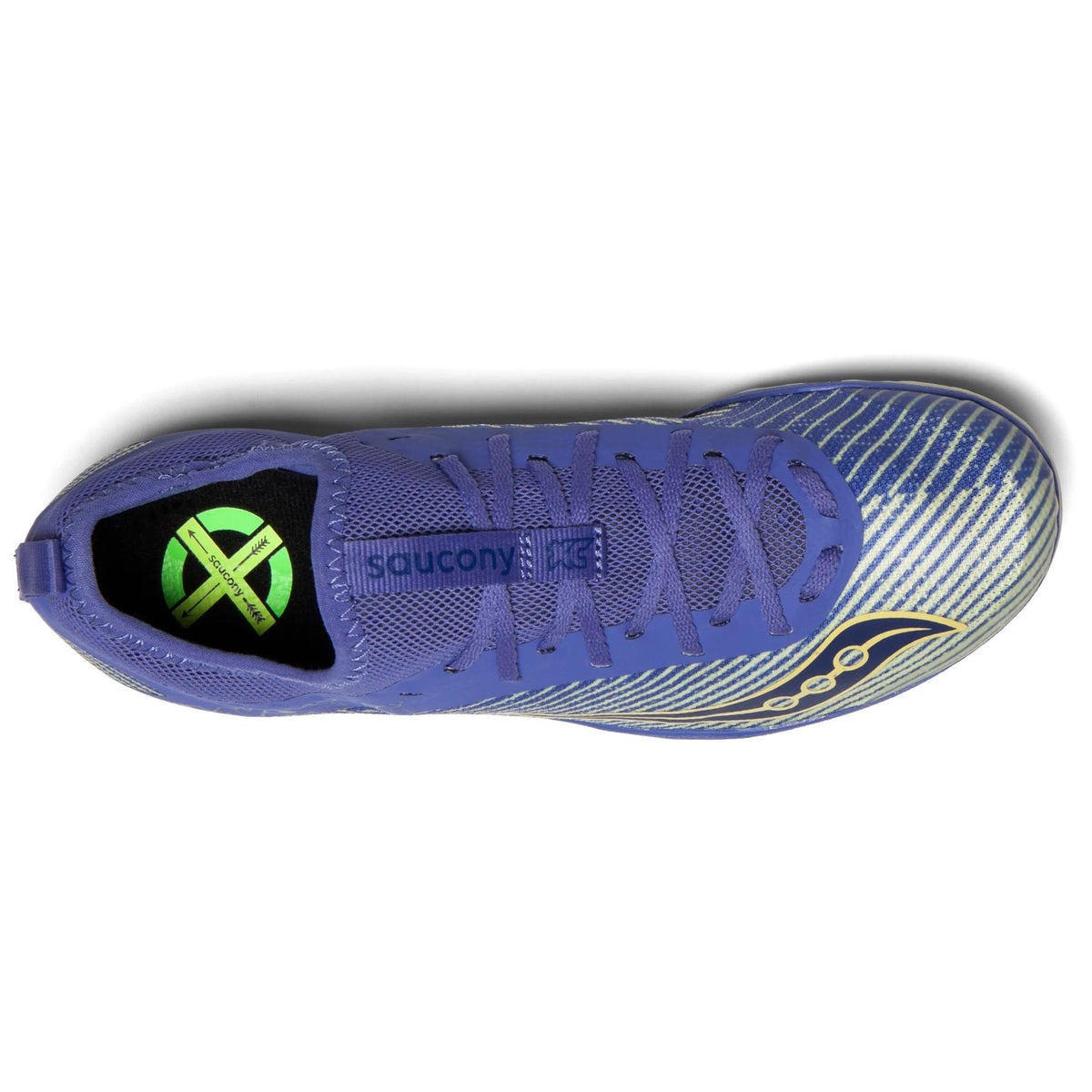 Saucony Women's Havok XC 2 2 Blue/Grey medial