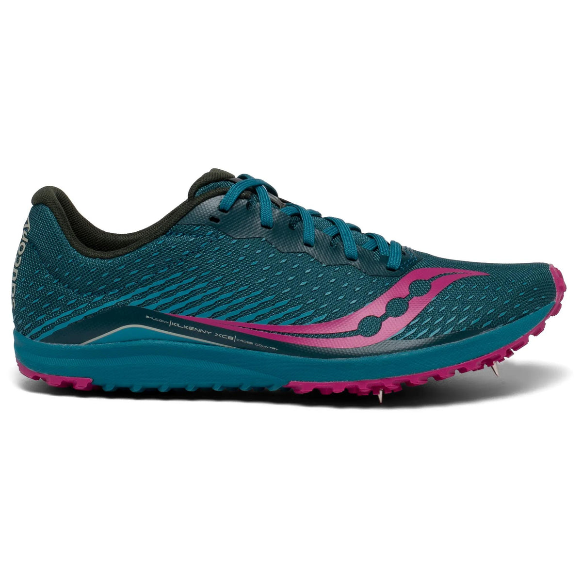 Saucony Women's Kilkenny XC 8 20 Blue/Pink lateral