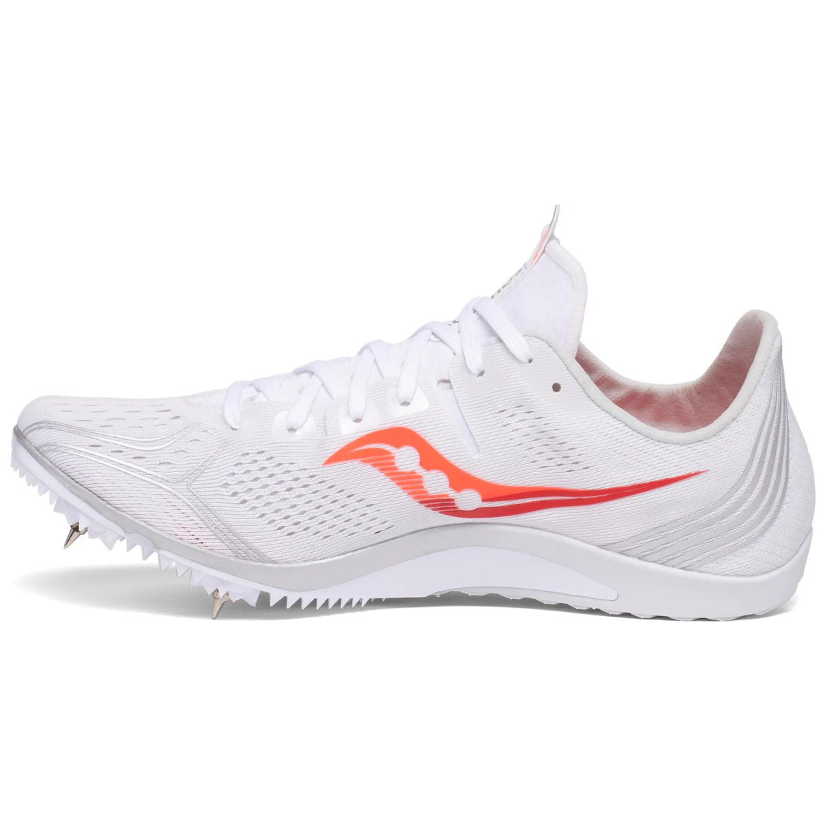 Saucony Women's Endorphin 3 1 1 White pair angle