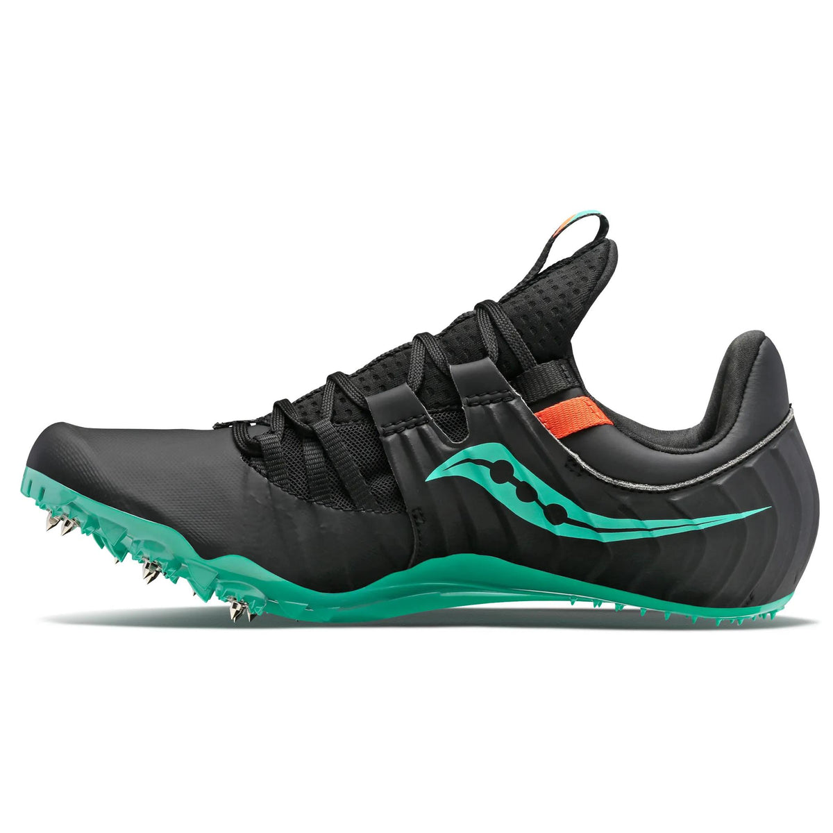 Saucony Women's Showdown 5 26 black/mint pair angle