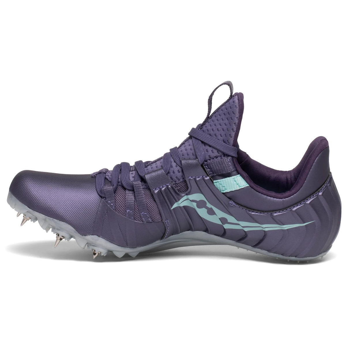 Saucony Women's Showdown 5 2 Purple/Teal pair angle