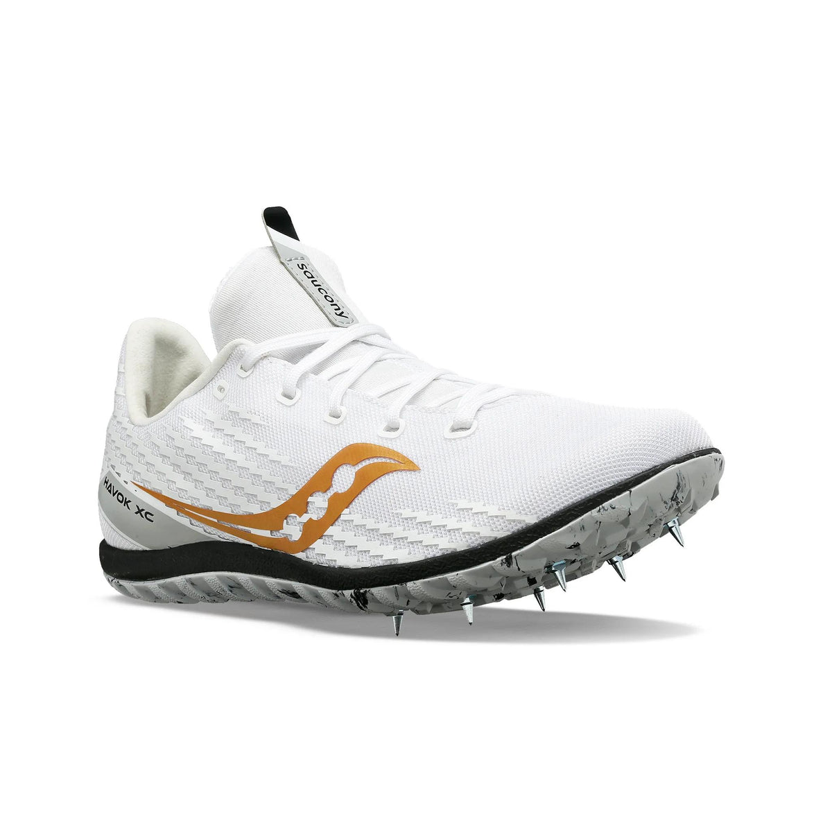 Saucony Women's Havok XC 3 Spike 13 White top