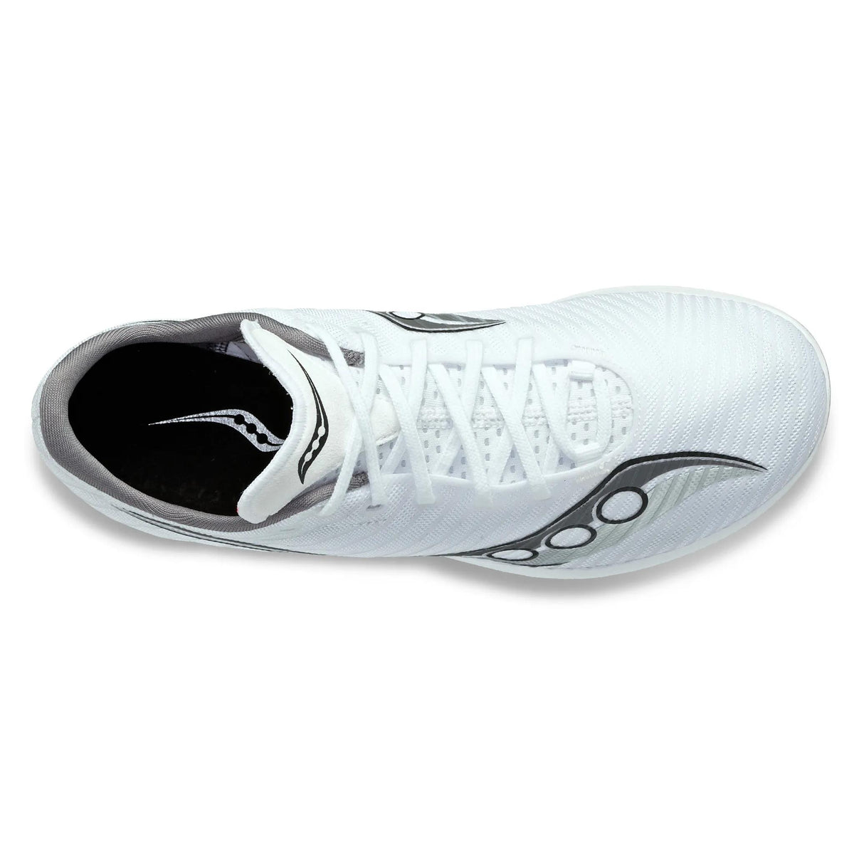 Saucony Women's velocity mp 01 White/Silver medial