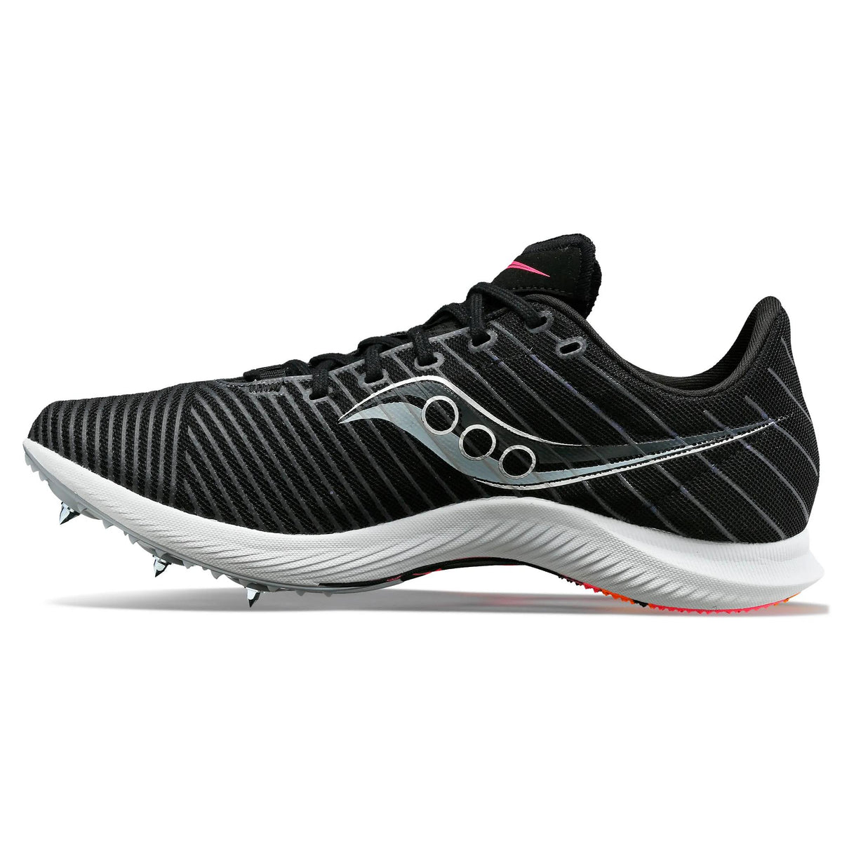 Saucony Velocity MP 85 Black/Vizi pair angle