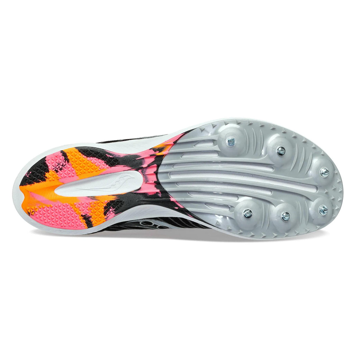 Saucony Velocity MP 85 Black/Vizi heel