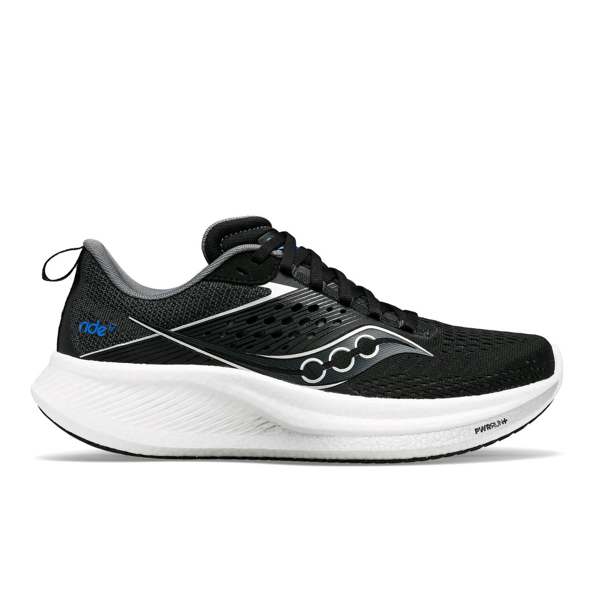 Saucony Men's Ride 17 100 White/Black lateral