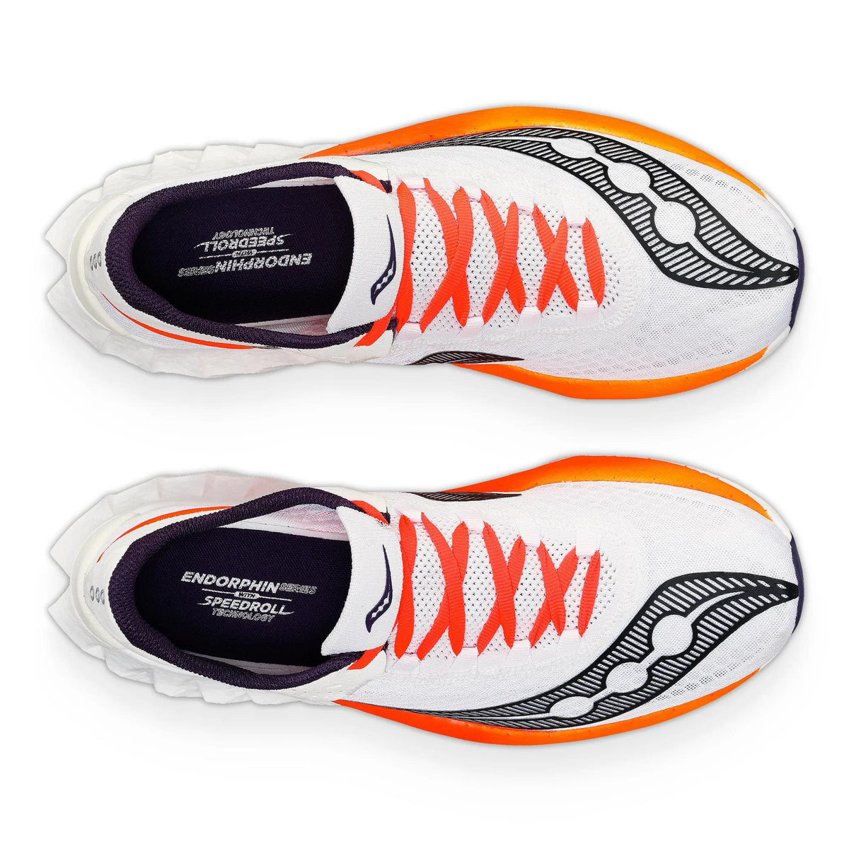 Saucony Men's Endorphin Pro 4 129 White/Black top