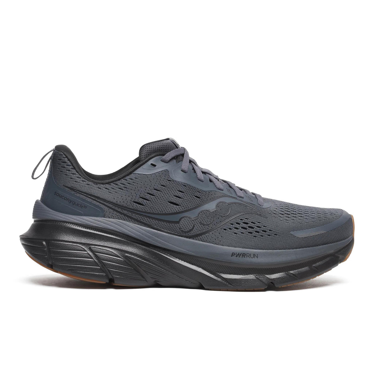 Saucony Men's Guide 18 103 Shadow/Gum lateral