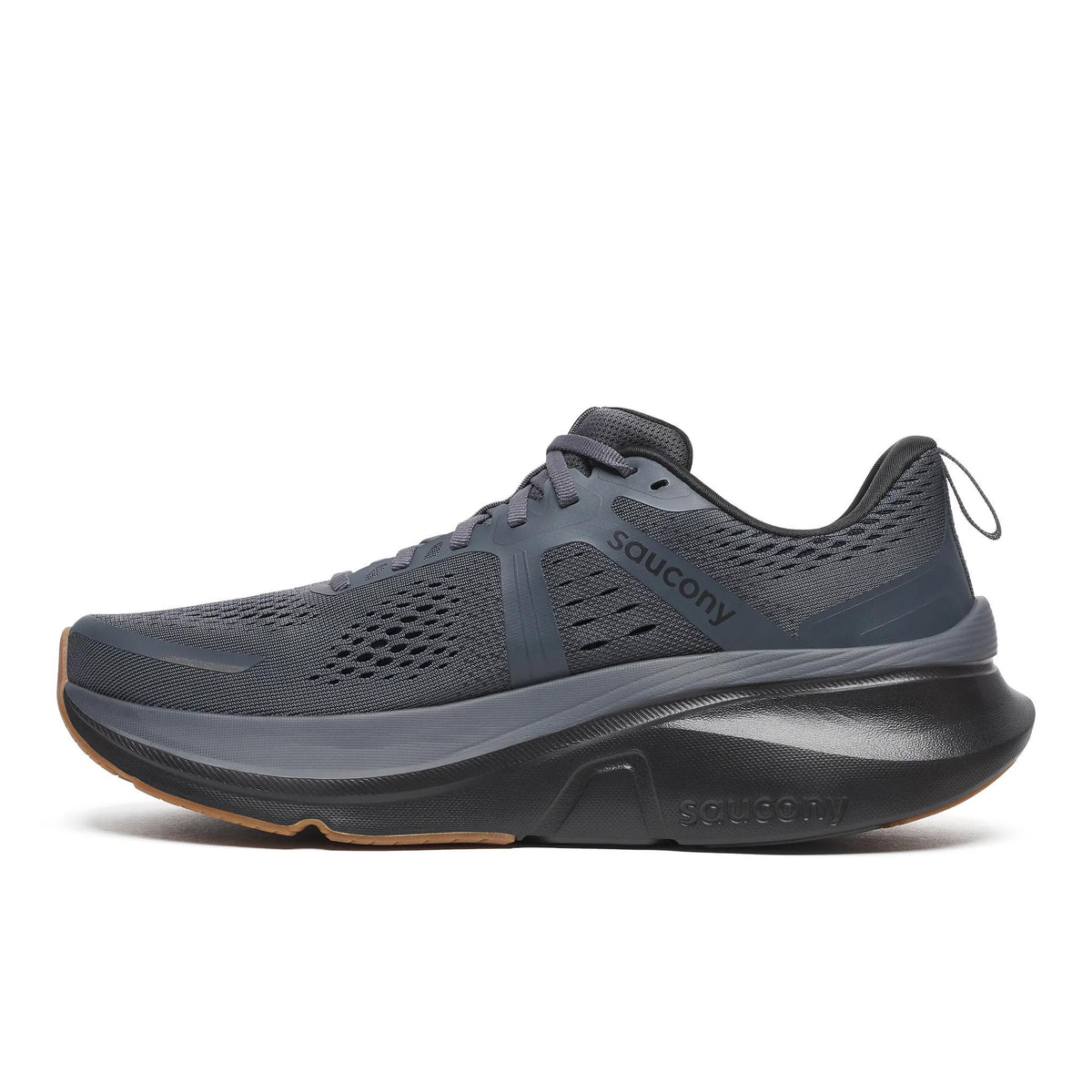 Saucony Men's Guide 18 103 Shadow/Gum medial