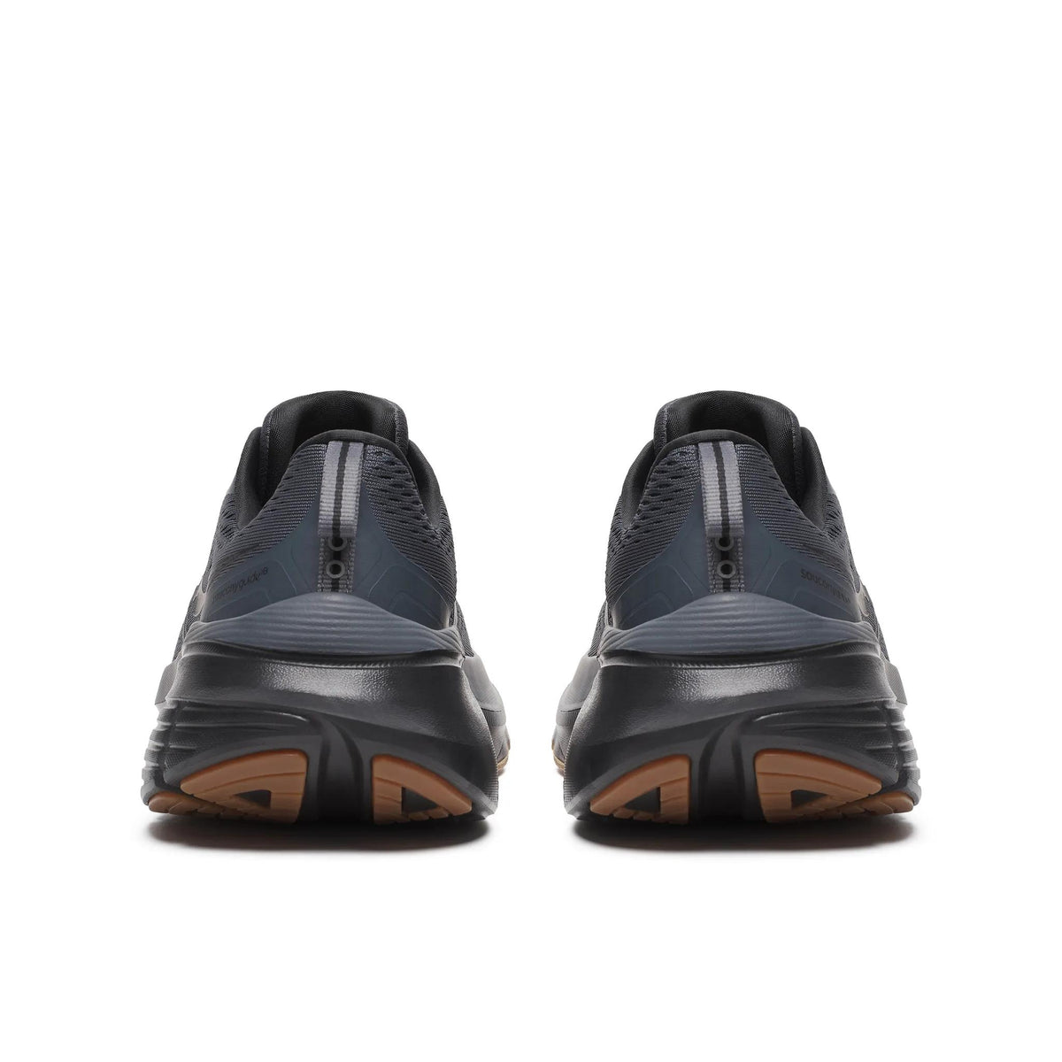 Saucony Men's Guide 18 103 Shadow/Gum heel