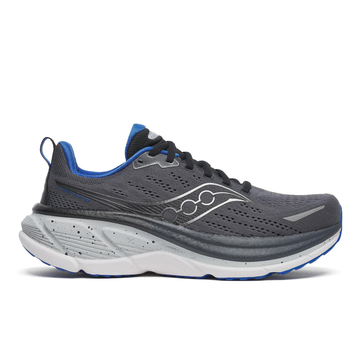 Saucony Men's Hurricane 25 120 Shadow/Black lateral