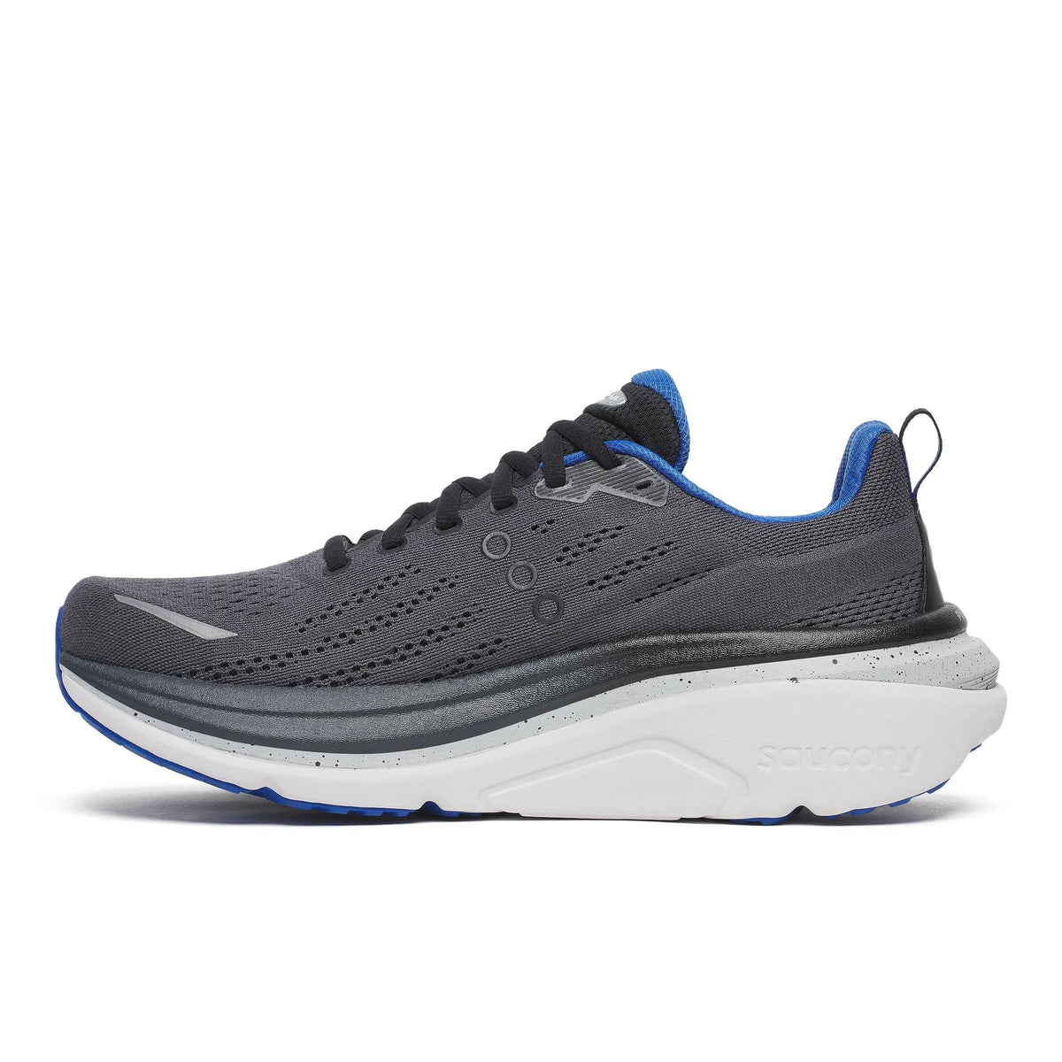 Saucony Men's Hurricane 25 120 Shadow/Black medial