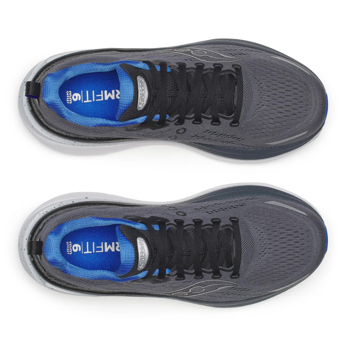 Saucony Men's Hurricane 25 120 Shadow/Black top