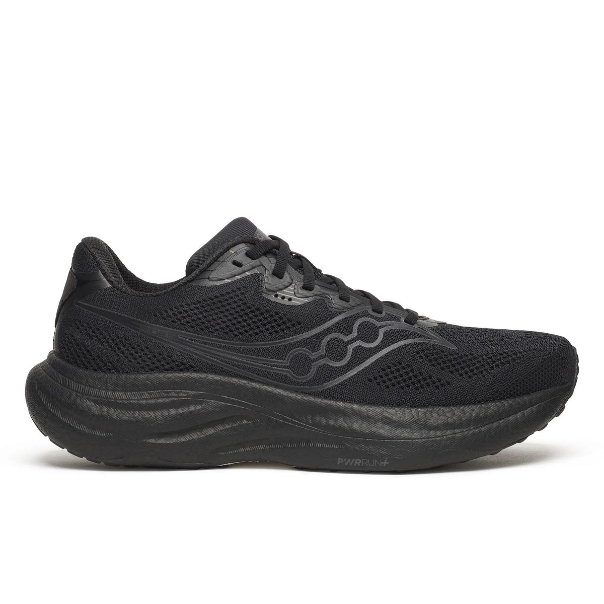Saucony Men's Ride 19 101 TripleBlack lateral