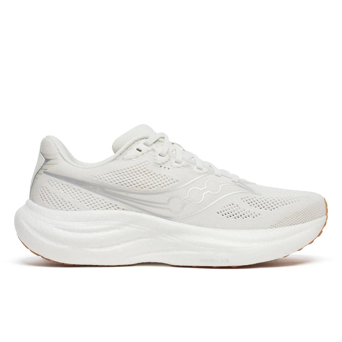Saucony Men's Ride 19 102 Ivory/Gum lateral