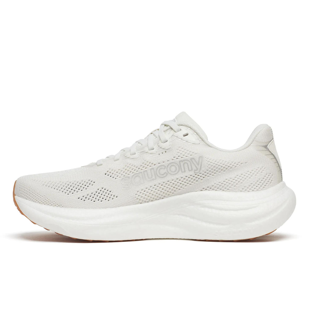 Saucony Men's Ride 19 102 Ivory/Gum medial