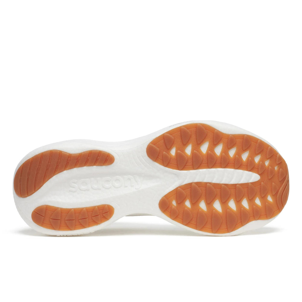 Saucony Men's Ride 19 102 Ivory/Gum outsole