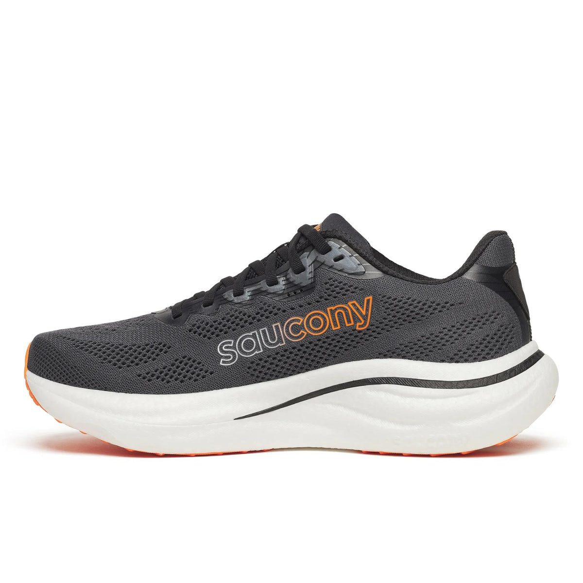 Saucony Men's Ride 19 120 Shadow/Black medial