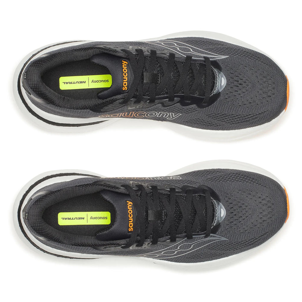 Saucony Men's Ride 19 120 Shadow/Black top