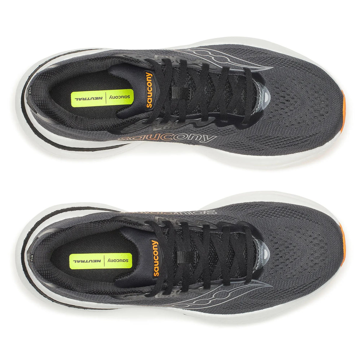 Saucony Men's Ride 19 120 Shadow/Black top