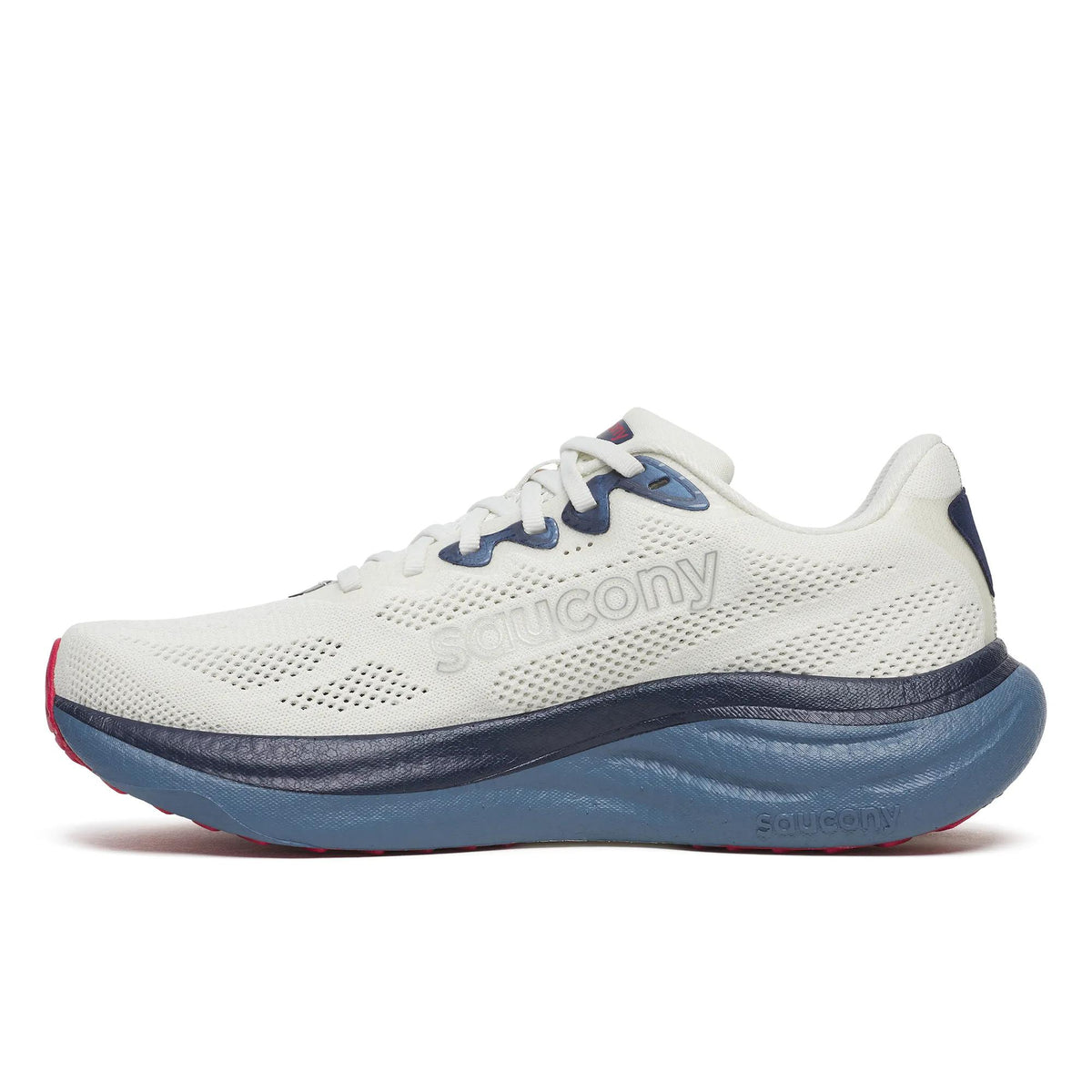 Saucony Men's Ride 19 146 Ivory/Storm medial