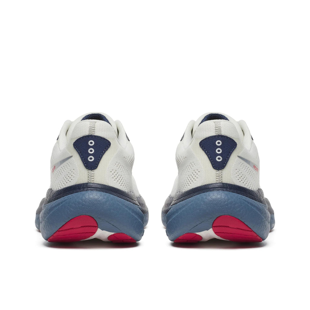 Saucony Men's Ride 19 146 Ivory/Storm heel