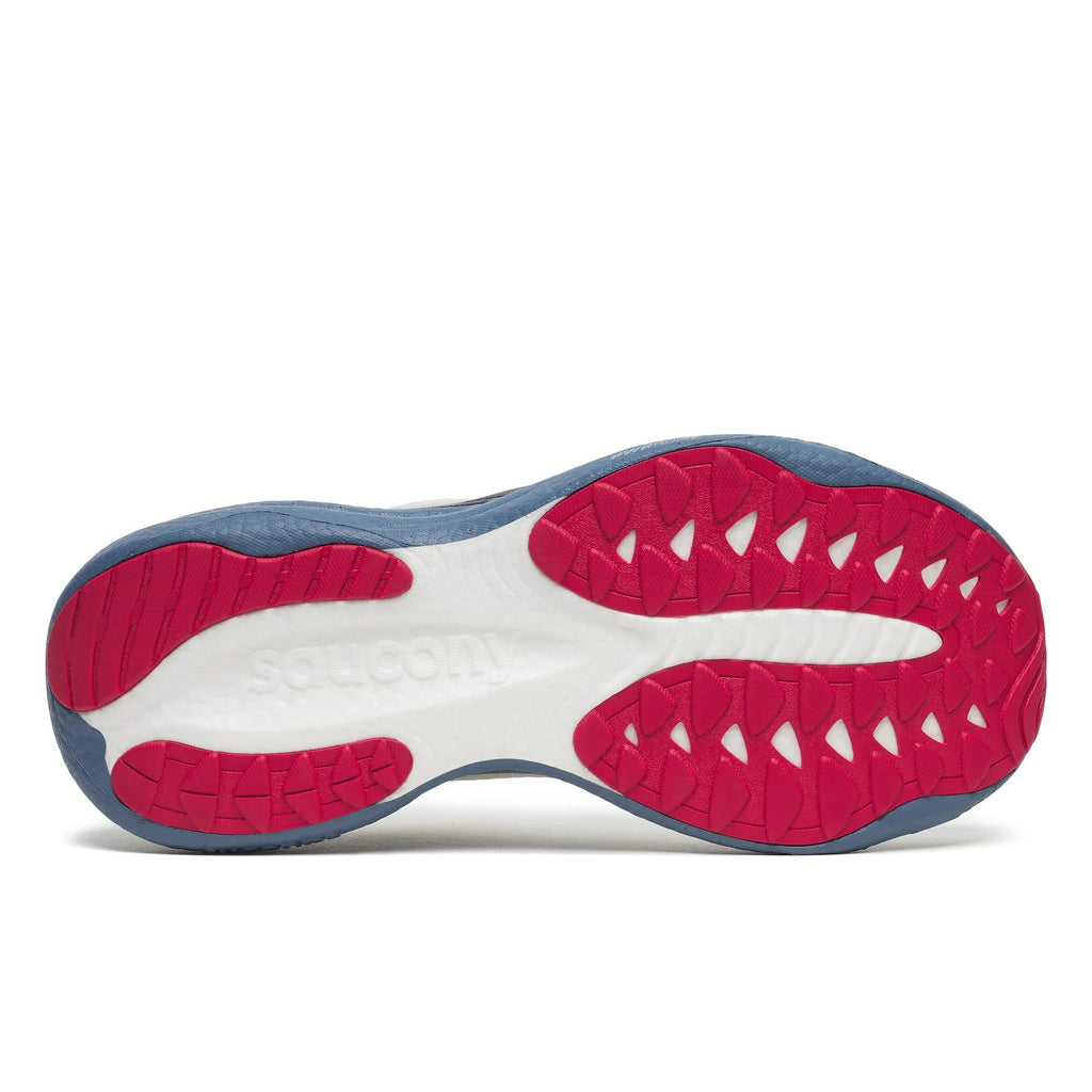 Saucony Men's Ride 19 146 Ivory/Storm outsole