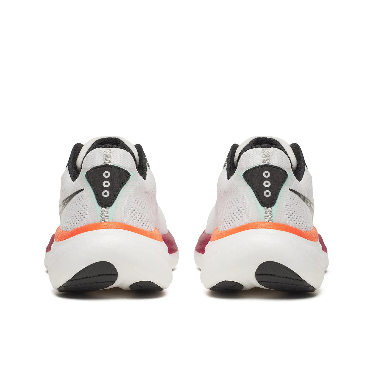 Saucony Men's Ride 19 172 White/Crimso heel