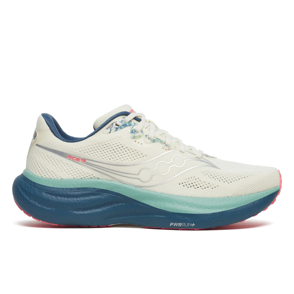 Saucony Men's Ride 19 415 Antique/Wasabi lateral