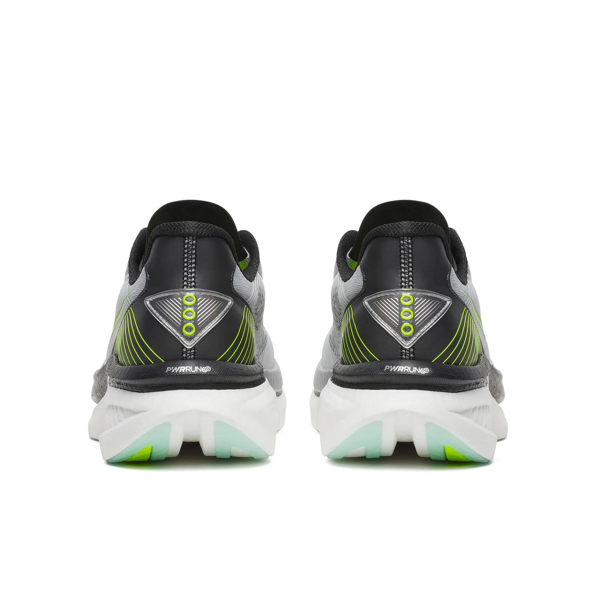 Saucony Men's Endorphin Azura 103 Silver/Black heel
