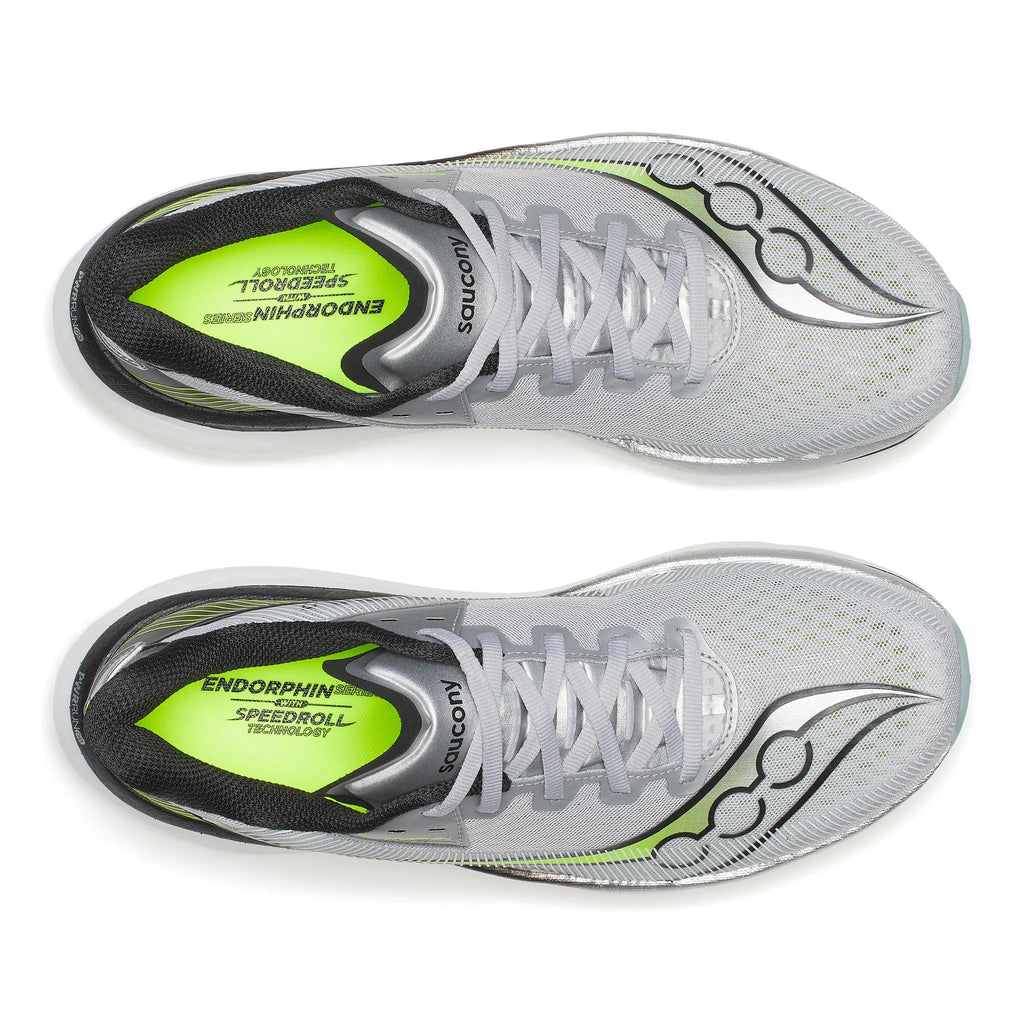 Saucony Men's Endorphin Azura 103 Silver/Black top