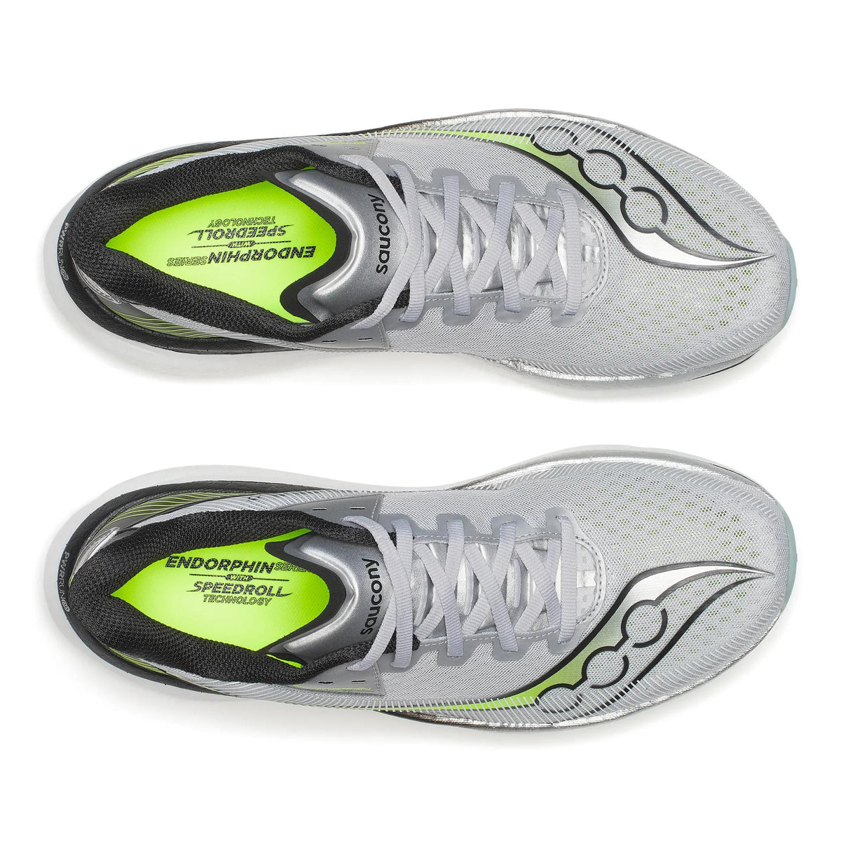 Saucony Men's Endorphin Azura 103 Silver/Black top