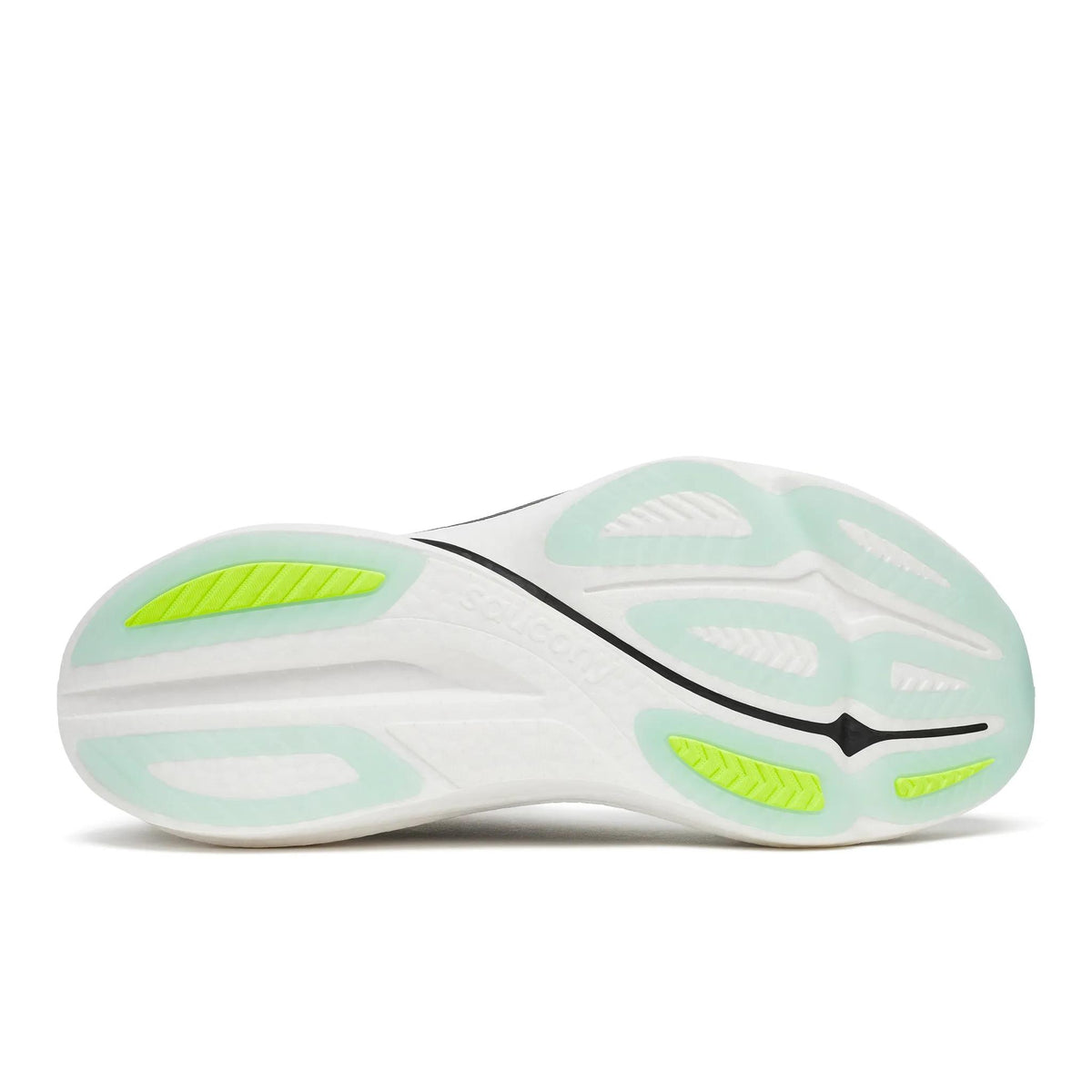Saucony Men's Endorphin Azura 103 Silver/Black outsole