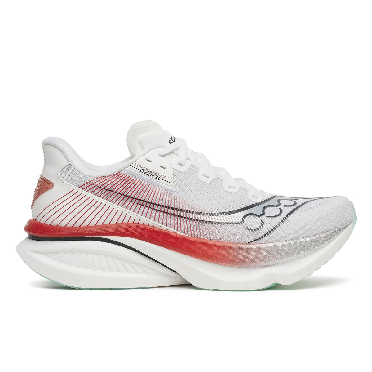 Saucony Men's Endorphin Azura 105 White/Salsa lateral