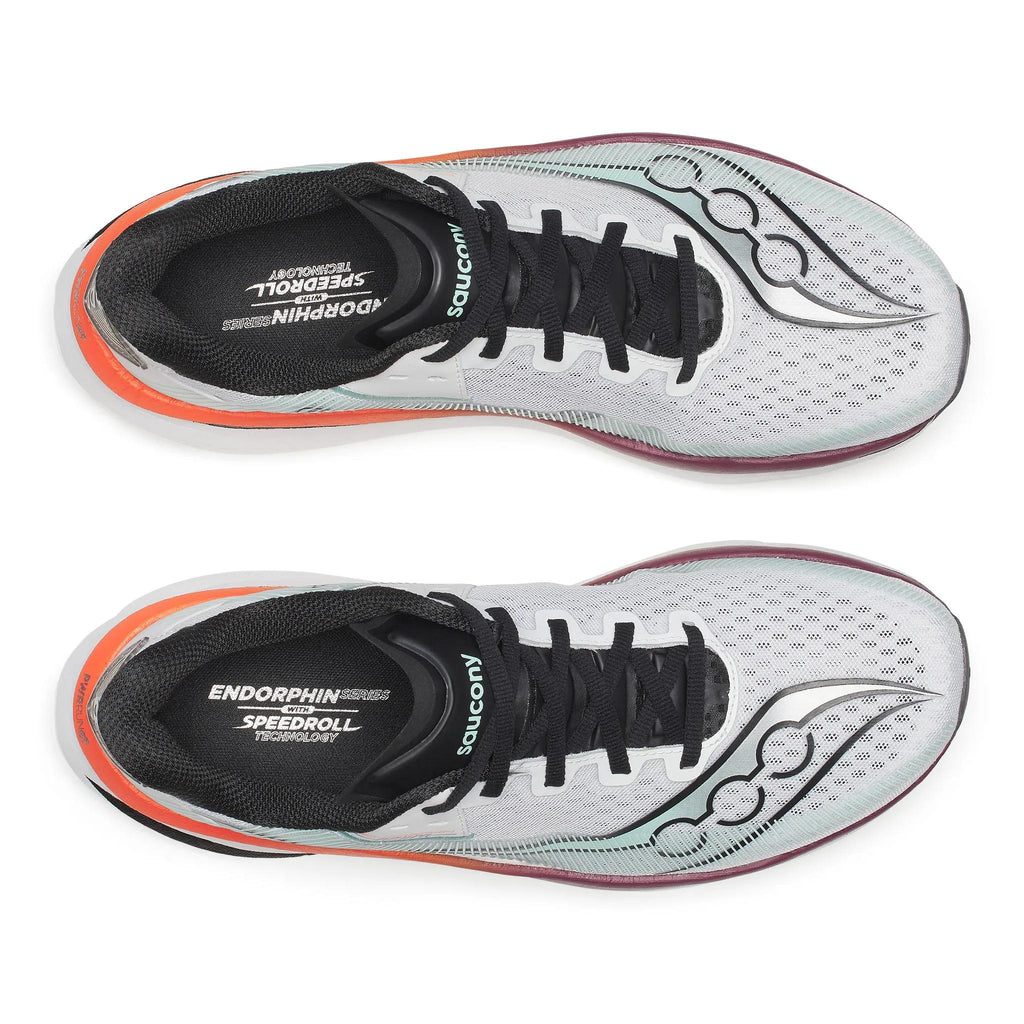 Saucony Men's Endorphin Azura 172 White/Crimson top