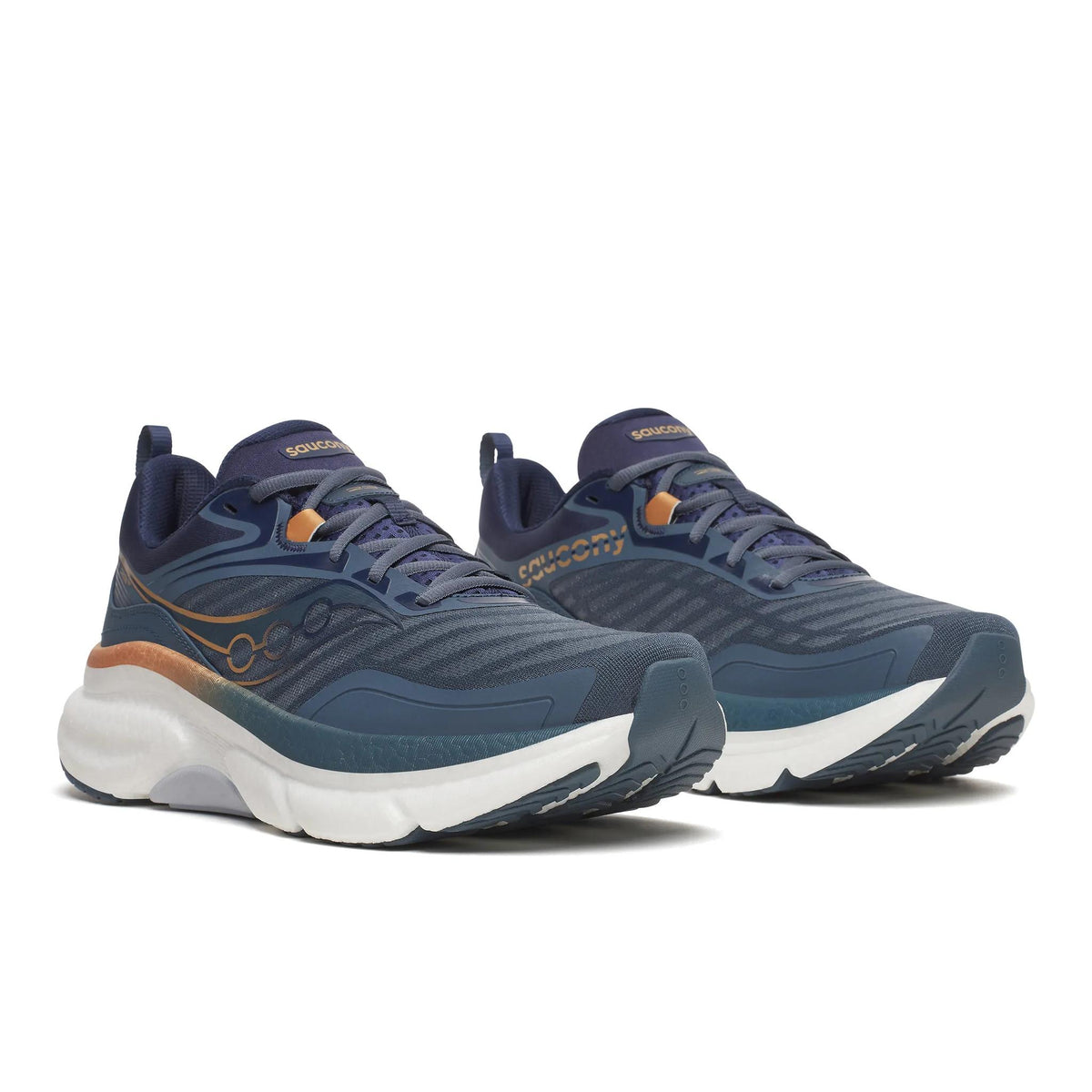 Saucony Men's Omni ST 23 132 Dusk/Navy pair angle