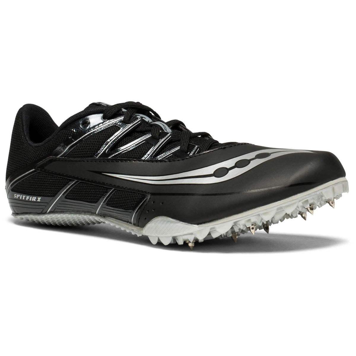 Saucony Men's Spitfire 4 6 Black/Silver top
