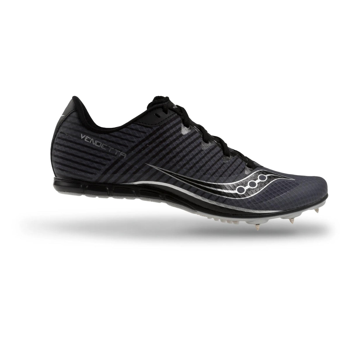 Saucony Men's Vendetta 2 6 Gray/Black lateral