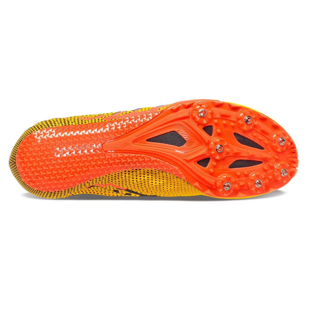 Saucony Men's Spitfire 5 16 Vizigold heel