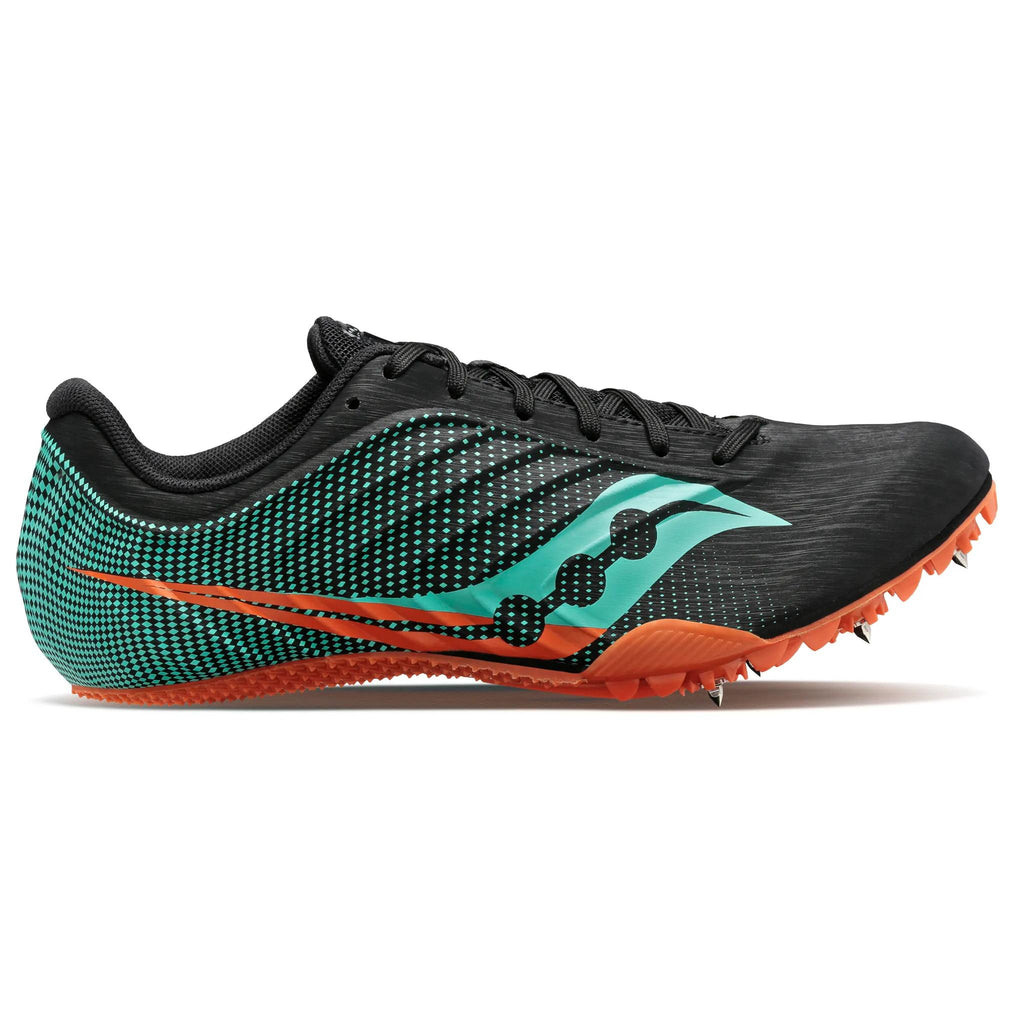 Saucony Men's Spitfire 5 26 Black lateral