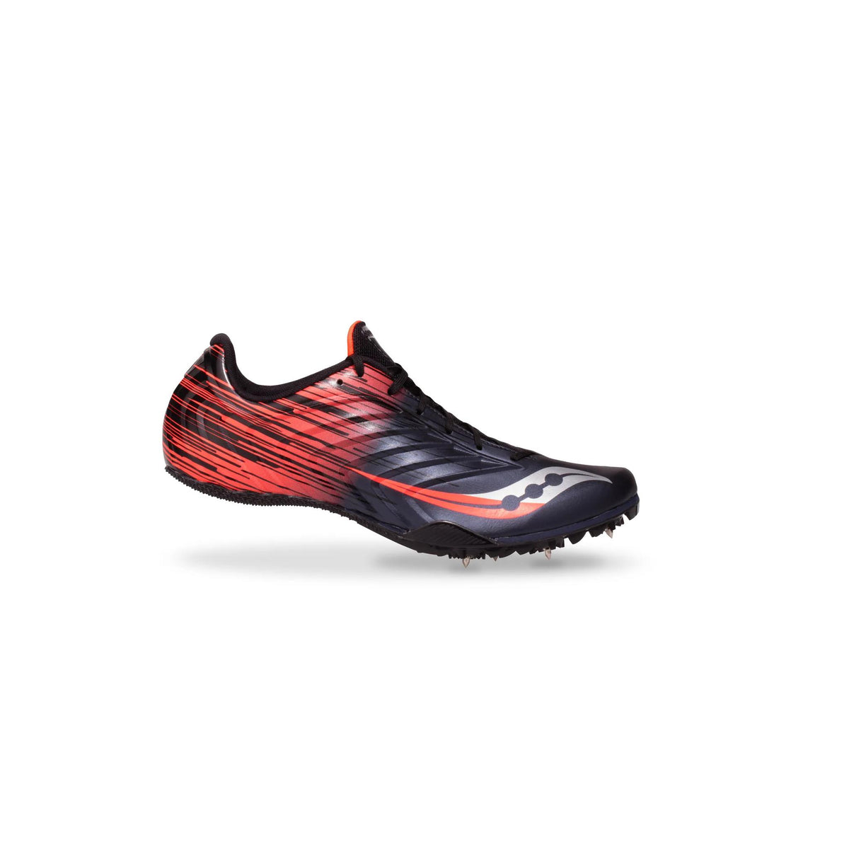 Saucony Men's Spitfire 5 4 Gray/Green/Red lateral