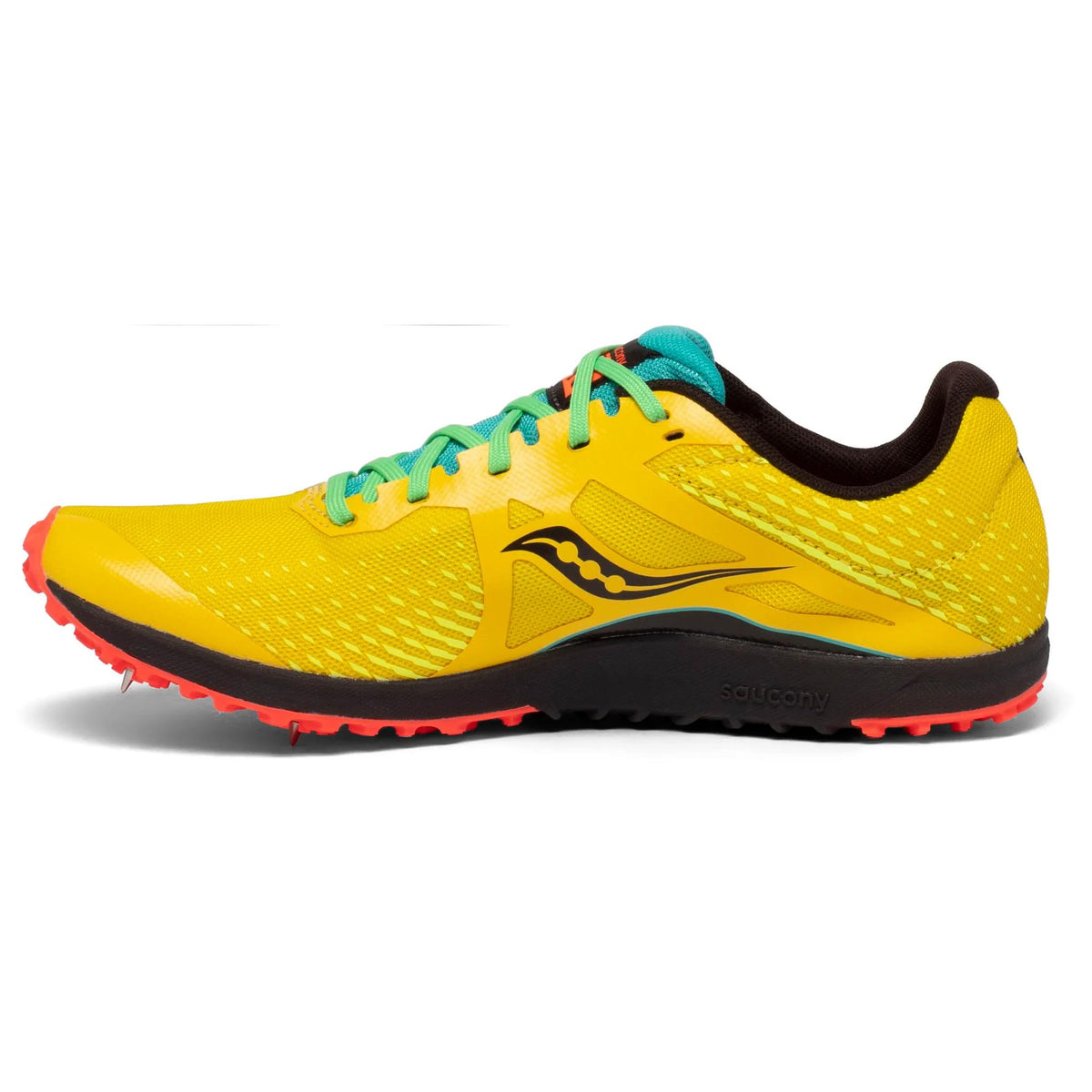 Saucony Men's Kilkenny XC 8 10 Yellow Mutant pair angle