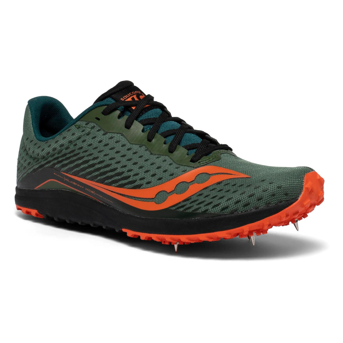 Saucony Men's Kilkenny XC 8 20 Green/Orange top